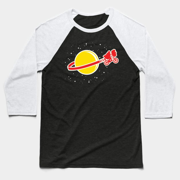 Extra Terrestrial Space Flight Baseball T-Shirt by DeepDiveThreads